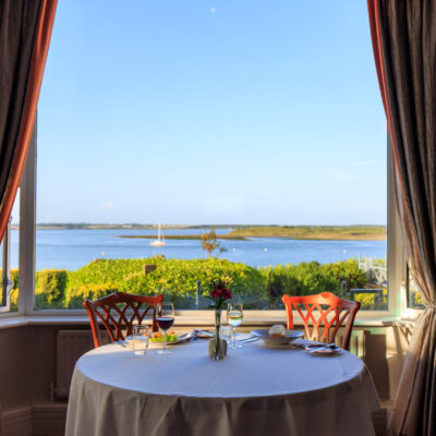 1 Coast Restaurant Luxurious dining room overlooking the sea