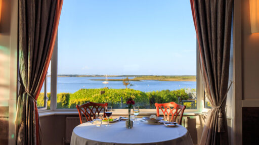 1 Coast Restaurant Luxurious dining room overlooking the sea