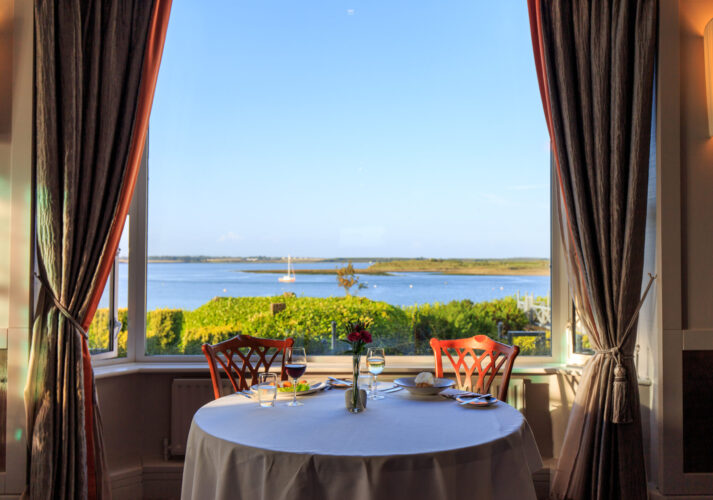 1 Coast Restaurant Luxurious dining room overlooking the sea