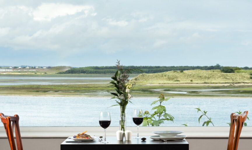 1 Coast Restaurant alternative Dinner overlooking the sea in Dublin Restaurant