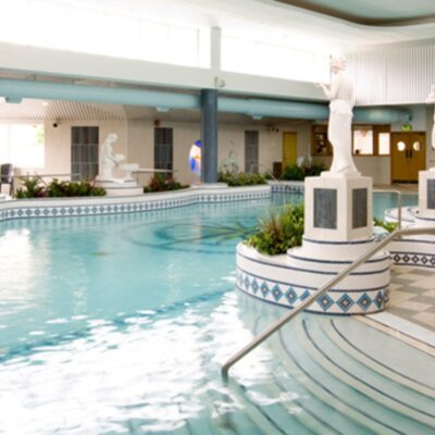 3. The Grand Hotel Swimming pool and Gym facilities leisure stay by the sea