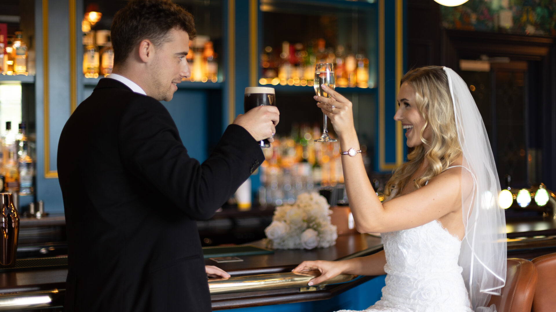 6 Wedding drinks in The Marksman bar in Dublin