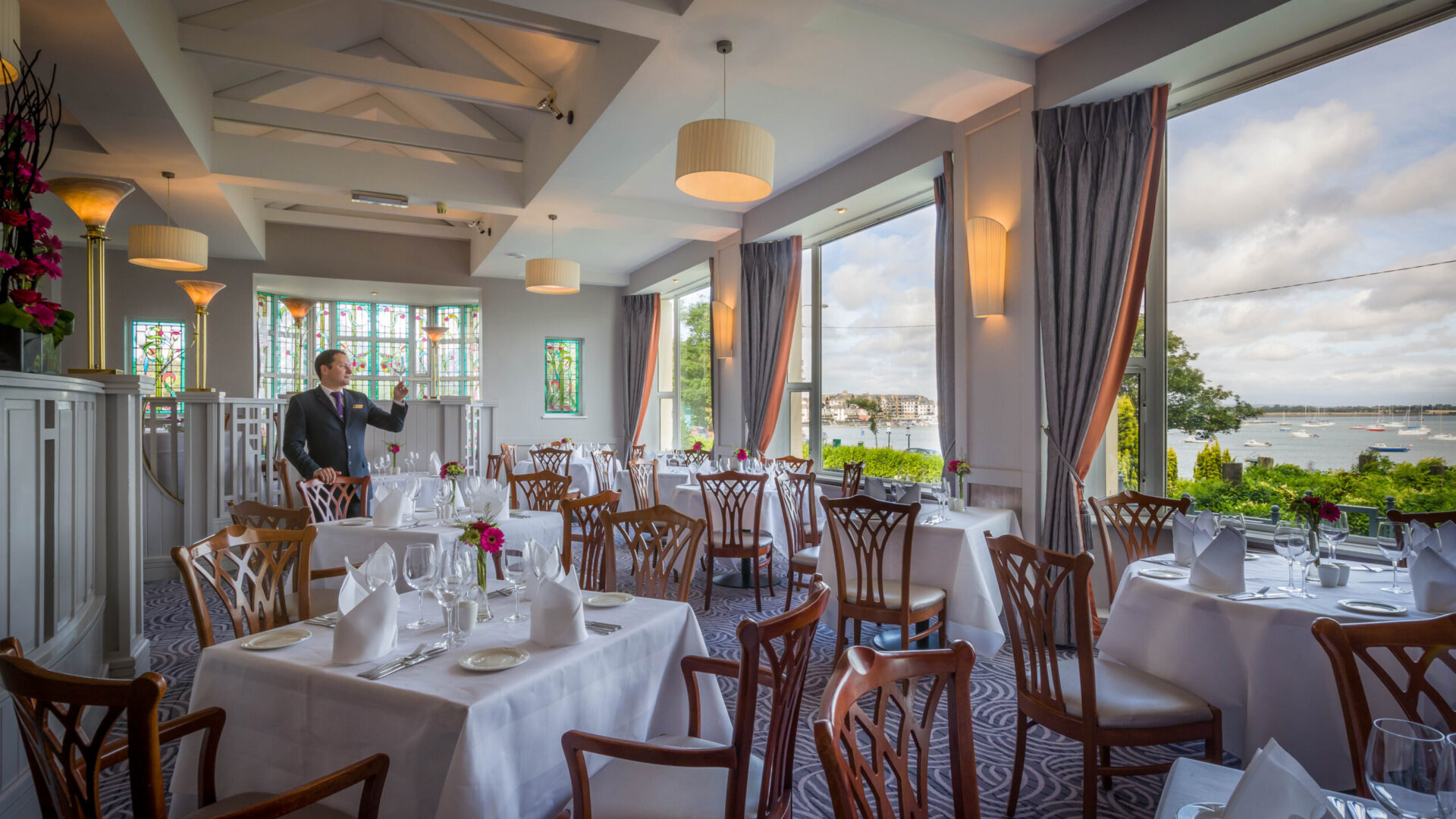 7 Golden Getaways Coastal Dining luxurious dinner by the sea