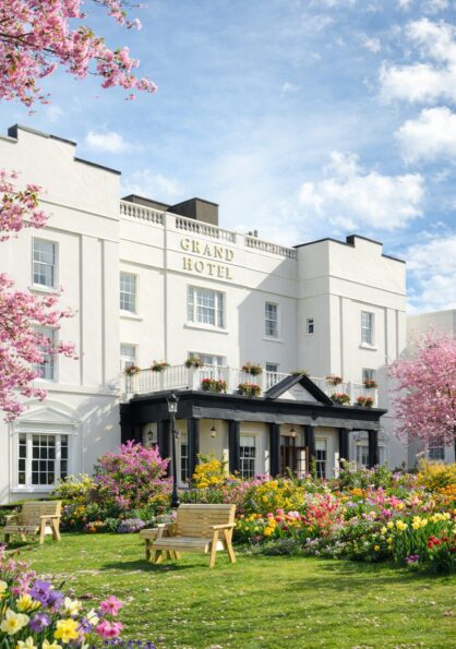 Grand Hotel in springtime bloom