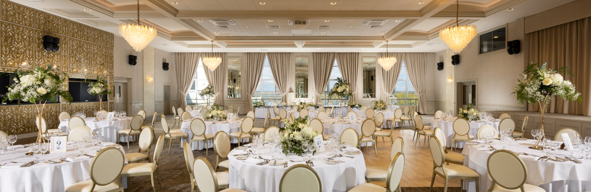 The Tara Suite set for Weddings at The Grand Hotel