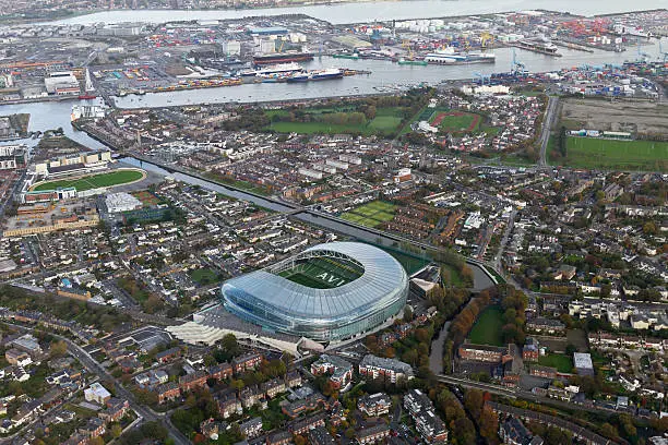 Aviva Stadium Aerial View