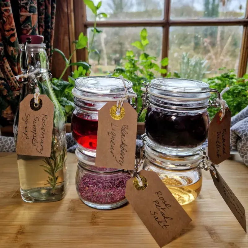 The Herb school selection-of-preserves